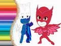 Juego Libro para colorear de PJ Masks en línea Juego Libro para colorear de PJ Masks en línea