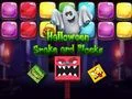 Juego Serpiente y Bloques de Halloween en línea