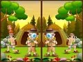 Juego Encuentra 5 diferencias Camping en línea