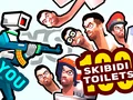 Juego Tú contra 100 inodoros Skibidi en línea