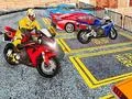 Juego Juego de aparcamiento de motos pesadas en la ciudad 3D en línea