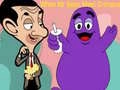Juego Cuando el Sr. Bean se encuentra con Grimace en línea Juego Cuando el Sr. Bean se encuentra con Grimace en línea