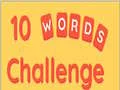 Juego Desafío de 10 palabras en línea