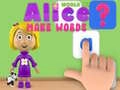 Juego Mundo de Alicia: Crea Palabras en línea Juego Mundo de Alicia: Crea Palabras en línea