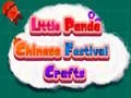 Juego Pequeño Panda Artesanías Chinas de Festival en línea Juego Pequeño Panda Artesanías Chinas de Festival en línea