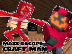Juego Escape del Laberinto: Hombre del Craft en línea