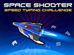 Juego Disparador espacial: Desafío de escritura rápida en línea