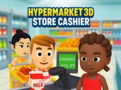 Juego Hipermercado 3D: Cajero de tienda en línea