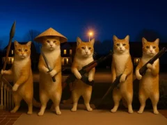 Juego Evolución del gato con pistola Clicker en línea