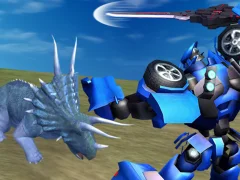 Juego Batalla de Dinosaurio Jurásico Mech en línea