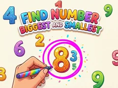 Juego Find Number Biggest and Smallest en línea