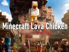 Juego Pollo de lava de Minecraft en línea