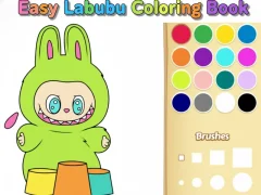 Juego Libro para colorear fácil de Labubu en línea