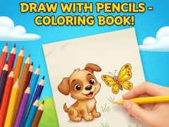 Juego Dibujar con lápices — ¡Libro para colorear! en línea