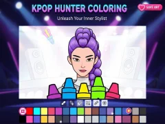 Juego Colorear cazador kpop en línea
