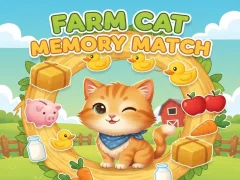 Juego Partido de memoria de gatos de granja en línea Juego Partido de memoria de gatos de granja en línea