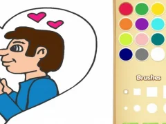 Juego Libro para colorear de amor para niños en línea