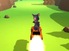 Juego Carrera de coches voladores de Ratomilton en línea