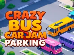 Juego Estacionamiento de jam de autos de autobús locos en línea Juego Estacionamiento de jam de autos de autobús locos en línea