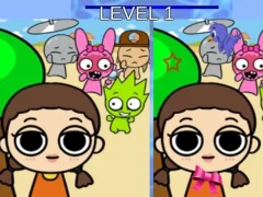 Juego Diferencia entre Sprunki y el juego del calamar en línea Juego Diferencia entre Sprunki y el juego del calamar en línea