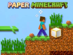 Juego Minecraft de papel en línea