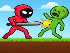 Juego Stickman rojo contra la escuela de monstruos en línea