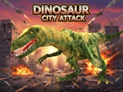 Juego Ataque a la ciudad de los dinosaurios en línea
