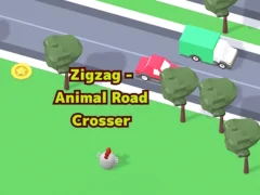 Juego Camino de animales en zigzag en línea
