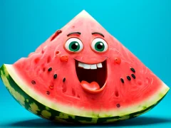 Juego Fusionar frutas: ¡Doblar la sandía! en línea