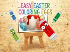Juego Easy Easter Coloring Eggs en línea