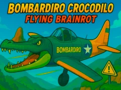Juego Bombardiro Crocodilo Flying Brainrot en línea