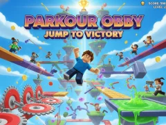 Juego Parkour Obby Salta hacia la victoria en línea