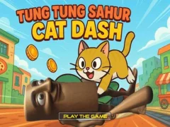 Juego Tung Tung Sahur Cat Dash en línea Juego Tung Tung Sahur Cat Dash en línea