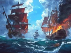 Juego Barcos piratas: construye y lucha en línea Juego Barcos piratas: construye y lucha en línea