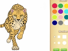 Juego Libro para colorear de animales salvajes en línea