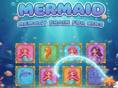 Juego Cerebro de memoria de sirena para niños en línea