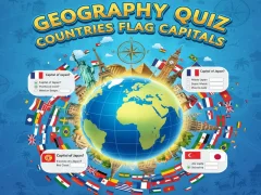 Juego Geografía Quiz Países Bandera Capitales en línea
