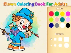 Juego Libro para colorear de payasos para adultos en línea