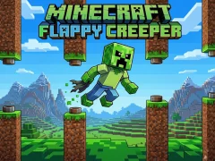 Juego Minecraft Flappy Creeper en línea