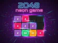 Juego Juego de neón 2048 en línea