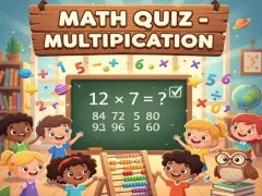 Juego Prueba de matemáticas: multiplicación en línea