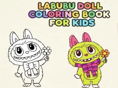 Juego Libro para colorear de muñecas Labubu para niños en línea Juego Libro para colorear de muñecas Labubu para niños en línea
