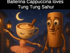 Juego Bailarina cappuccina ama a Tung Tung Sahur en línea