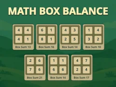 Juego Balance de caja matemática en línea