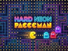 Juego Paccoman de neón duro en línea