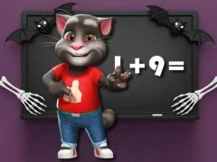 Juego Desafío de matemáticas de Halloween Tom en línea Juego Desafío de matemáticas de Halloween Tom en línea