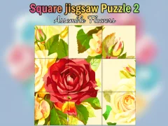 Juego Puzzle Cuadrados 2 Montar Flores en línea
