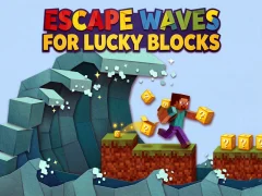 Juego Escape de olas para bloques de la suerte en línea