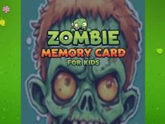 Juego Tarjeta de memoria zombie para niños en línea
