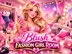Juego Habitación De Chica De Moda Rubor en línea